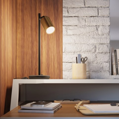 Lampa biurkowa WINX czarny/złoty Lampa biurkowa WINX czarny/złoty