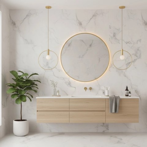 Lampa wisząca Bella złota 40 cm