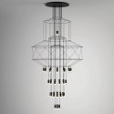 Lampa wisząca LINEA-43 XL czarna 150 cm