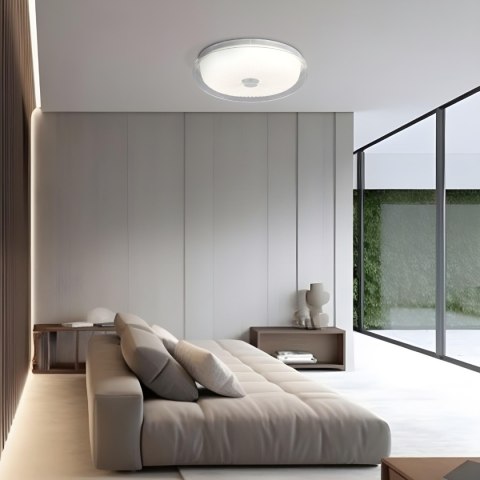 Plafon Luniq 50 cm biały LED CCT