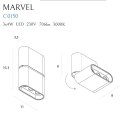 MAXLIGHT C0150 LAMPA SUFITOWA MARVEL CZARNY