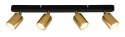 GU13013C-4B VILA SPOT CZARNY&ZŁOTY/BLACK&GOLD
