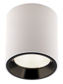 MAXLIGHT C0155 LAMPA SUFITOWA TUB OKRĄGŁY BIAŁY+ PIERŚCIEŃ OZDOBNY BIAŁY RC