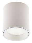 MAXLIGHT C0155 LAMPA SUFITOWA TUB OKRĄGŁY BIAŁY+ PIERŚCIEŃ OZDOBNY BIAŁY RC