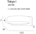 MAXLIGHT W0166 KINKIET TOKYO I BIAŁY